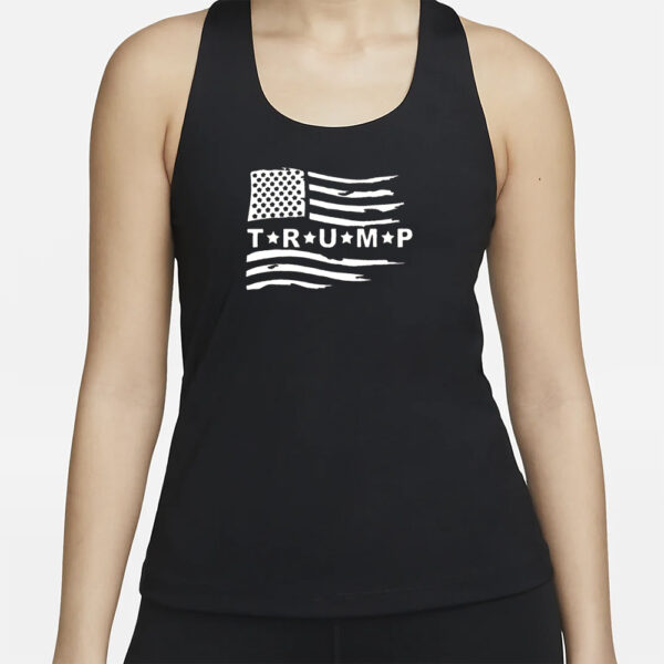 Trump Flag Tank, 2024 Trump Tank Top, Republican Tank, Voting Tank Tops, Trump 2024 Shirt3