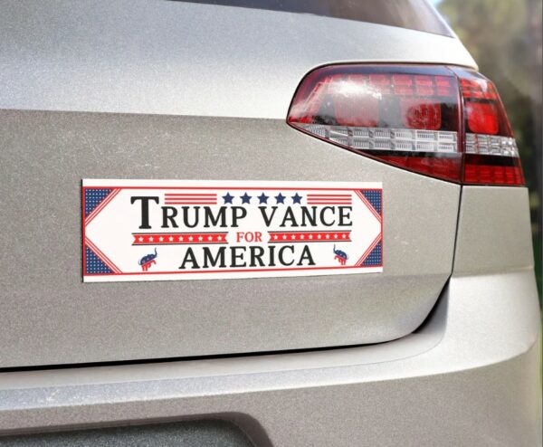 Trump For America Car Laptop Fridge, Magnets, US Election Car Magnets, Car Magnet, President Trump, Bumper Magnets, Election Campaign