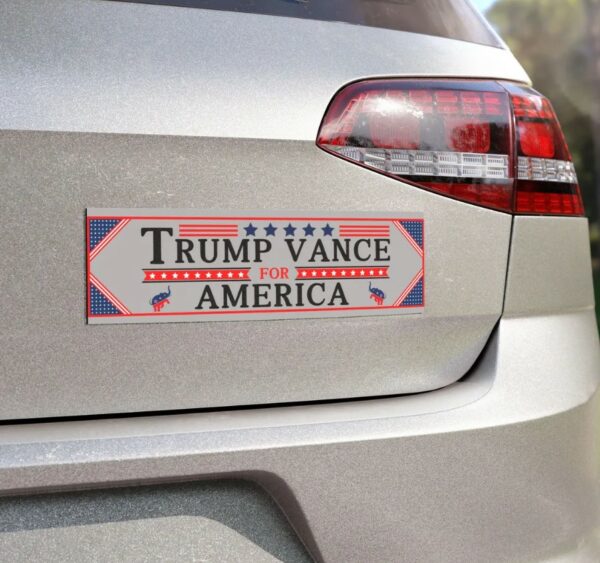 Trump For America Car Laptop Fridge, Magnets, US Election Car Magnets, Car Magnet, President Trump, Bumper Magnets, Election Campaign2