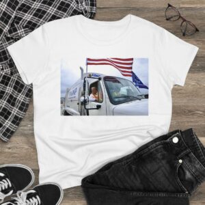 Trump Garbage Truck Women's Shirt US