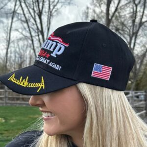 Trump Hat Make American Great Again 2024 MAGA Cap Trump autograph Cap American Flag Trump Hat Trump Supporter Black Trump Cap MAGA 2024 Hat3