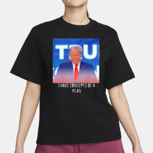 Trump I have concepts of a plan shirt2