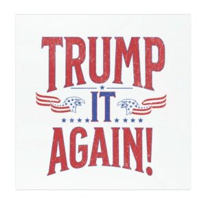 Trump It Again! Car magnet Trump Vance Political Magnet 2024 Election2