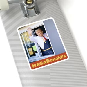 Trump MAGADonald’s Sticker