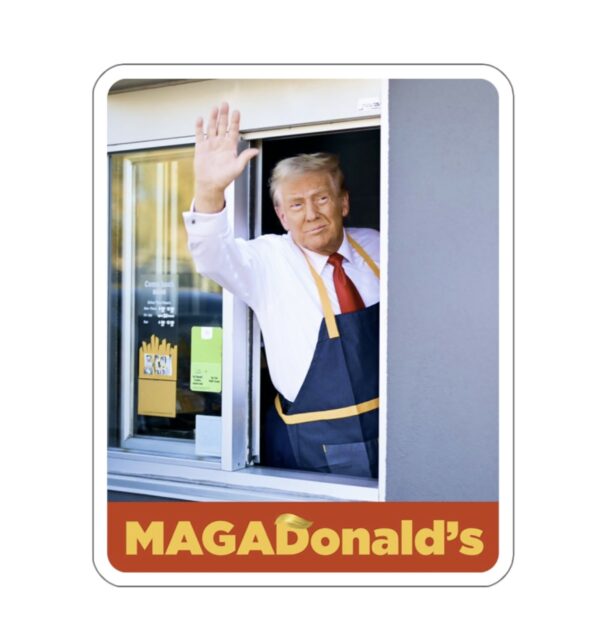 Trump MAGADonald’s Stickers