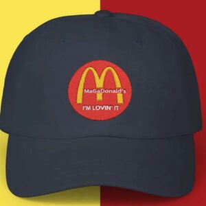 Trump Magadonald Hat, im lovin it, Dark MAGA Make America Great Again ,Donald Trump Hat Embroidered USA, Funny trump hat 3