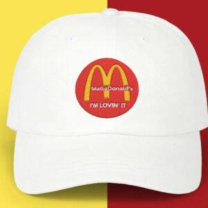 Trump Magadonald Hat, im lovin it, Dark MAGA Make America Great Again ,Donald Trump Hat Embroidered USA, Funny trump hat