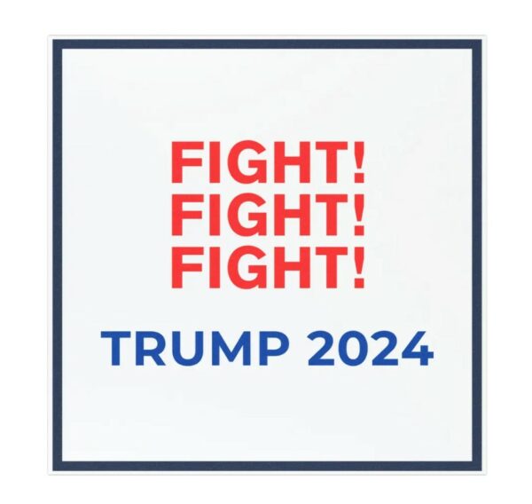 Trump Magnet, Trump 2024, Fight Fight Fight, Pro Trump, Pro America Car Magnet1