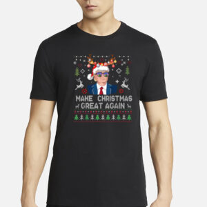 Trump Make Christmas Great Again Sweatshirt, Xmas Trump Comfort Colors T-Shirts