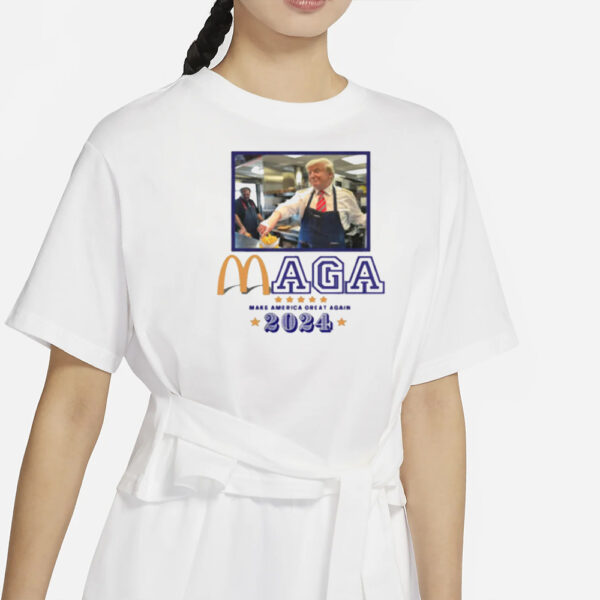 Trump McDonalds MAGA T-shirts