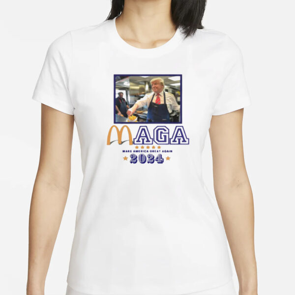 Trump McDonalds MAGA T-shirts1