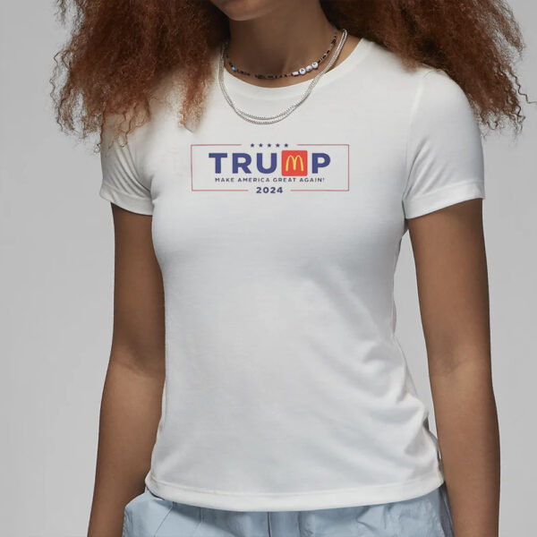 Trump Mcdonald Shirt, Trump Mcdonalds 2024, Election Shirt For Trump Supporter, Make America Great Again3