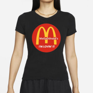 Trump Mcdonalds Shirt Funny Trendy MAGA Lovin' It Trump Mcdonald Election 2024 Pennsylvania Trump Merch Christmas Republican Gift Trump Tee