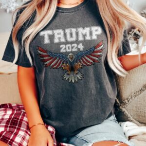 Trump Shirt, American Flag Shirt, Pro Trump Shirt, Pro America Shirt, Trump 2024 Shirt, Republican Shirt, MAGA 2024 Comfort Colors® Tee