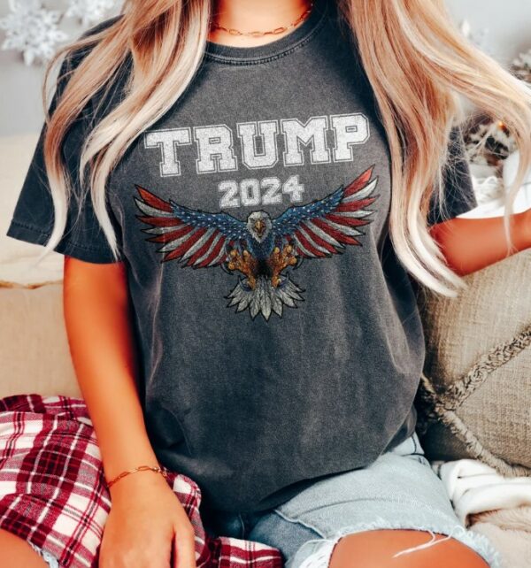 Trump Shirt, American Flag Shirt, Pro Trump Shirt, Pro America Shirt, Trump 2024 Shirt, Republican Shirt, MAGA 2024 Comfort Colors® Tee