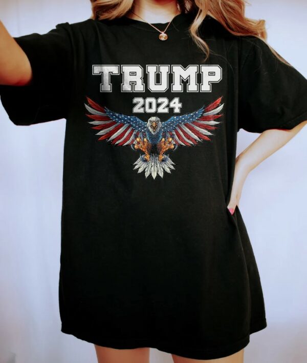 Trump Shirt, American Flag Shirt, Pro Trump Shirt, Pro America Shirt, Trump 2024 Shirt, Republican Shirt, MAGA 2024 Comfort Colors® Tee1