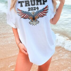 Trump Shirt, American Flag Shirt, Pro Trump Shirt, Pro America Shirt, Trump 2024 Shirt, Republican Shirt, MAGA 2024 Comfort Colors® Tee2