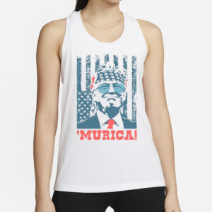 Trump Shirt American Flag Team 'Murica MAGA Memorial Day Patriotic USA Merica Mens 4th of July T-shirts2