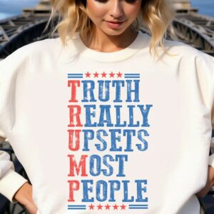 Trump Sweatshirt, 2024 Vote for Trump Hoodie, Election for United State President Unisex Long Sleeves, Truth Trump Republican Sweater