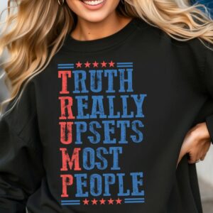 Trump Sweatshirt, 2024 Vote for Trump Hoodie, Election for United State President Unisex Long Sleeves, Truth Trump Republican Sweater1