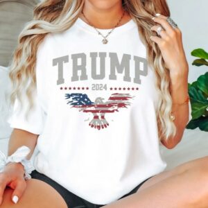 Trump T-Shirt, MAGA 2024, American Flag Shirt, Patriot T Shirt, Pro America Tee, Trump 2024 Shirt, Republican Gift, Comfort Colors® Shirt