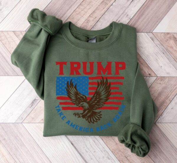 Trump Take America Back Sweatshirt, Trump Vance 24 Sweatshirt, President Trump, Republican Shirt, Republican Gifts Support Trump Shirt2