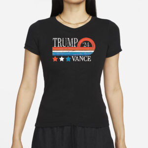 Trump Vance 2024 3-Stars Tee Shirt