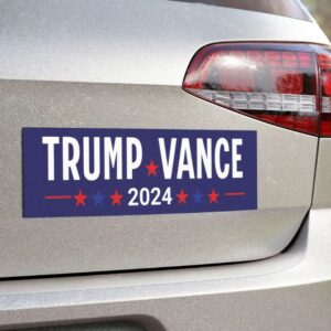 Trump Vance 2024 Car Decal, Presidential election 2024 Magnetic Bumper Stickers, President Trump Vinyl Stickers, Election Vote Republican