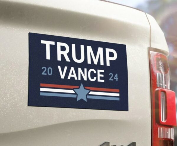 Trump Vance 2024 Car Magnet, Trump 2024 Magnet, Vote Trump Car Decal