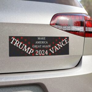 Trump Vance 2024 Car Magnet, Trump Supporter, President Donald Trump Gift, Republican Decor, Patriotic Gift, Trump 2024 Car Magnet