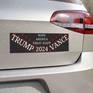 Trump Vance 2024 Car Magnet, Trump Supporter, President Donald Trump Gift, Republican Decor, Patriotic Gift, Trump 2024 Car Magnet