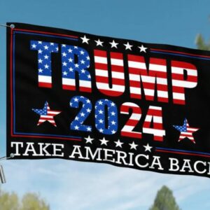 Trump Vance 2024 Flag, Trump Vance Take America Back Flag, Trump For President Flag, Make America Great Again, Republican Flag ID-0821-5WML