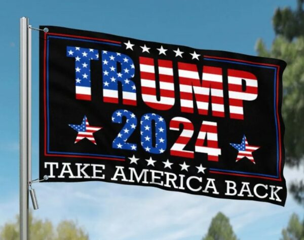 Trump Vance 2024 Flag, Trump Vance Take America Back Flag, Trump For President Flag, Make America Great Again, Republican Flag ID-0821-5WML