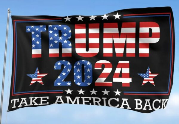 Trump Vance 2024 Flag, Trump Vance Take America Back Flag, Trump For President Flag, Make America Great Again, Republican Flag ID-0821-5WML2