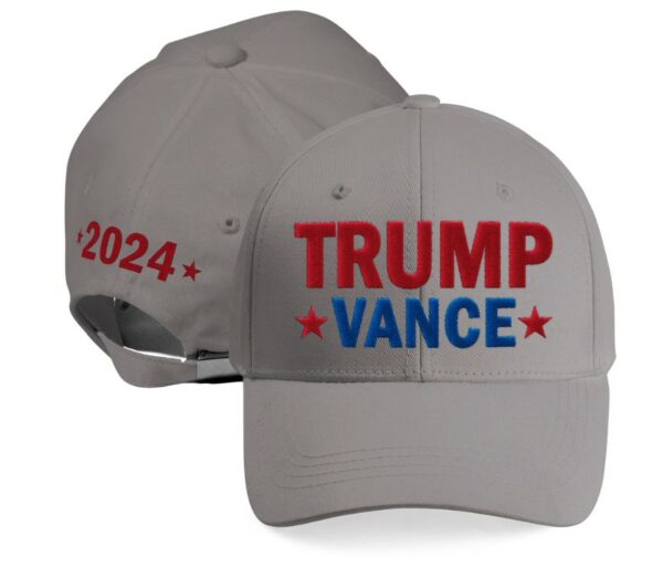 Trump Vance 2024 Front and Back Embroidered Hat, Donald Trump 2024 Campaign Caps, Trump For President, MAGA Patriots Hat1