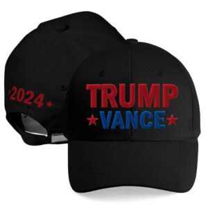 Trump Vance 2024 Front and Back Embroidered Hat, Donald Trump 2024 Campaign Caps, Trump For President, MAGA Patriots Hat2