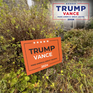 Trump Vance 2024 Halloween lawn Yard Sign