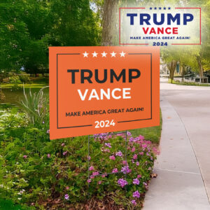 Trump Vance 2024 Halloween lawn Yard Sign1