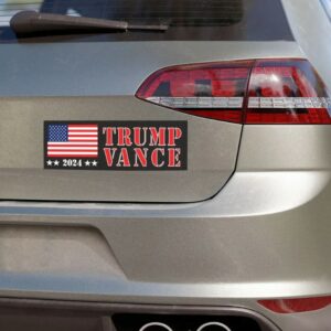 Trump Vance 2024 Magnetic Bumper Sticker, 45 47, Magnet,Take America Back, Make America Great Again -Black-2