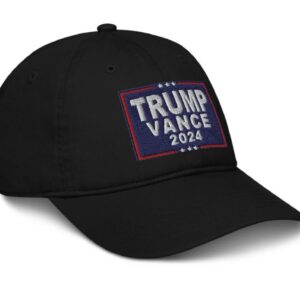 Trump Vance 2024 Organic Cotton Hat Eco-Friendly Political Cap Make America Great Again1