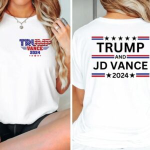 Trump Vance 2024 Shirt, Make America Great Again Tshirt, American Maga Shirt, JD Vance Donald Trump Lover Sweatshirt Lets Go Brandon