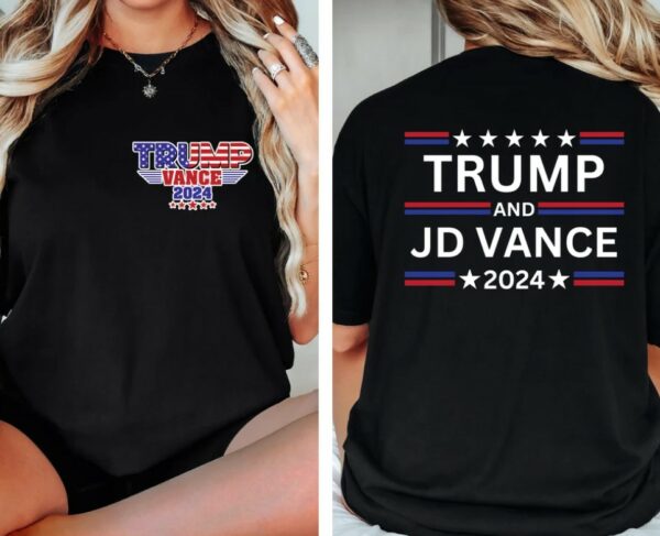 Trump Vance 2024 Shirt, Make America Great Again Tshirt, American Maga Shirt, JD Vance Donald Trump Lover Sweatshirt Lets Go Brandon1