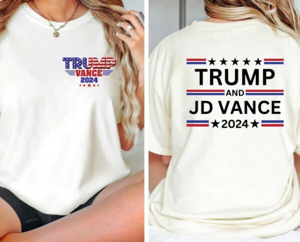 Trump Vance 2024 Shirt, Make America Great Again Tshirt, American Maga Shirt, JD Vance Donald Trump Lover Sweatshirt Lets Go Brandon3