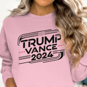 Trump Vance 2024 Sweatshirt, Election 2024 Sweatshirt, Political Campaign 2024 Sweatshirt, Pro Trump Vance Hoodie, Gilden 18000 185001