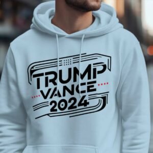 Trump Vance 2024 Sweatshirt, Election 2024 Sweatshirt, Political Campaign 2024 Sweatshirt, Pro Trump Vance Hoodie, Gilden 18000 185003