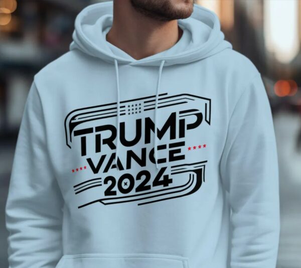 Trump Vance 2024 Sweatshirt, Election 2024 Sweatshirt, Political Campaign 2024 Sweatshirt, Pro Trump Vance Hoodie, Gilden 18000 185003