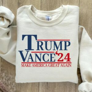 Trump Vance 2024 Sweatshirt, Maga Donald Trump Sweater, Crewneck Republican Make america great again sweater, Gift for Republican sweater