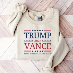 Trump Vance 2024 Sweatshirt, President Trump, Republican Sweatshirt, Trump Supporter Hoodie, VP Vance 24 Sweatshirt, Donald Trump Sweatshirt