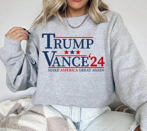 Trump Vance 2024 Sweatshirt, Trump Vance 24 Shirt, Support Trump Shirt, President Trump Sweatshirt, JD Vance Shirt, Republican Shirt