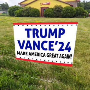 Trump Vance 2024 Yard Sign ,Election Sign, Republican Yand Sign1